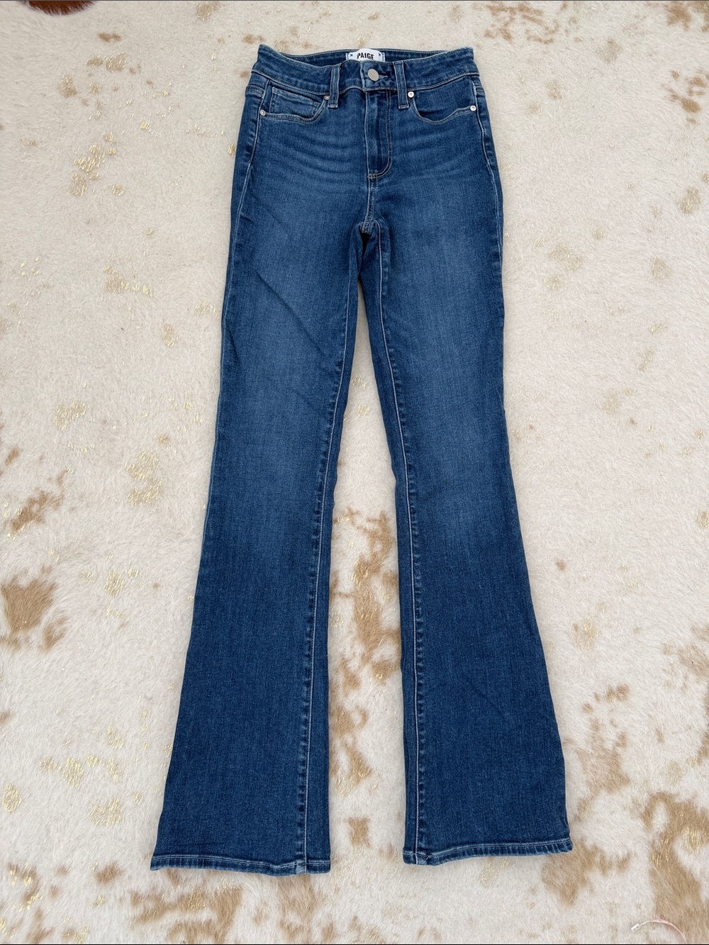 PAIGE High Rise Laurel Canyon bootcut Jeans in color Jacques size 23